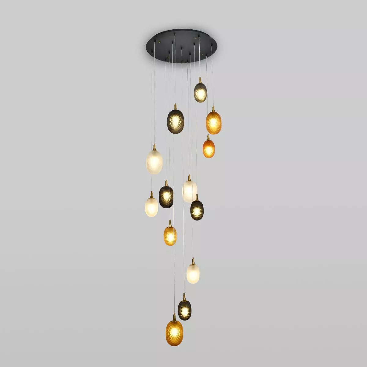 

Каскадная люстра Eurosvet Pineapple 50266 дымчатый/прозрачный/янтарный a066528