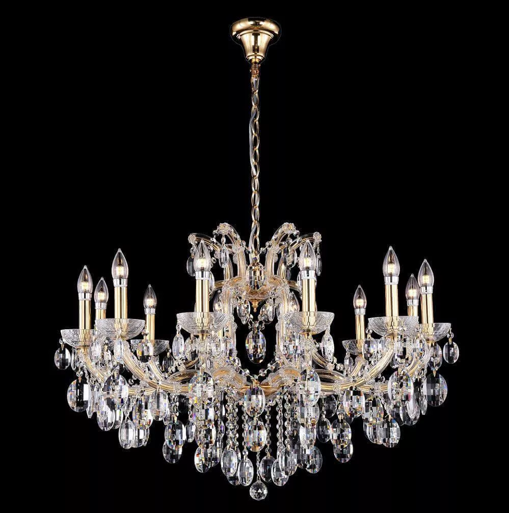 

Подвесная люстра Crystal Lux Hollywood SP12 Gold