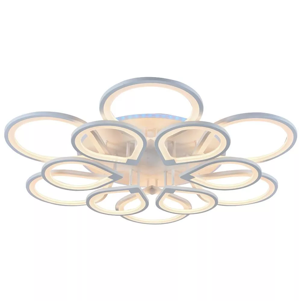 

Потолочная светодиодная люстра Profit Light 8000/6+6 WHT