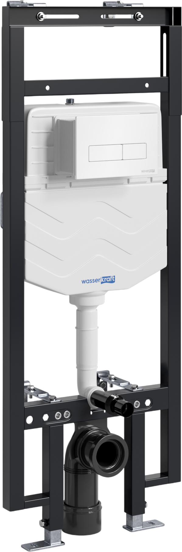 

Система инсталляции для унитазов Wasserkraft Dinkel 58TLT.010.ME.WH03 с кнопкой смыва белой