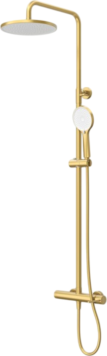 

Душевая стойка Cezares Relax RELAX-CD-BORO со смесителем, брашированное золото