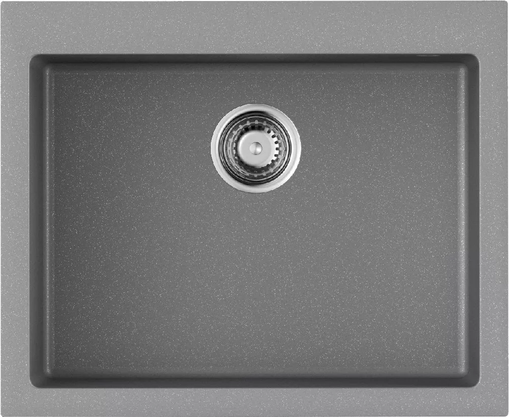 

Мойка кухонная Omoikiri Bosen 61х50 серый матовый, leningrad grey