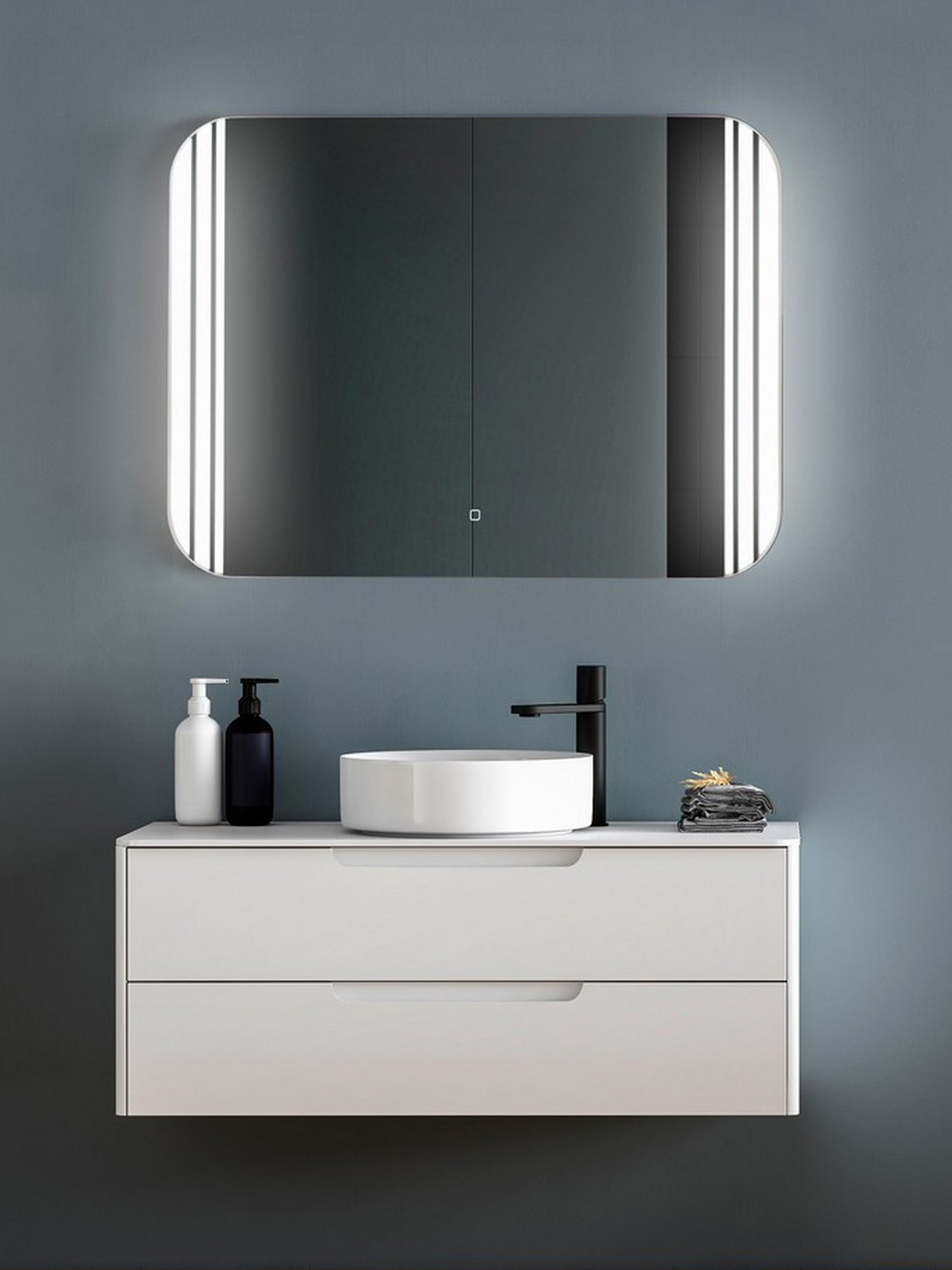 Зеркало Abber See AG6101S 92х69 см с подсветкой 12400₽