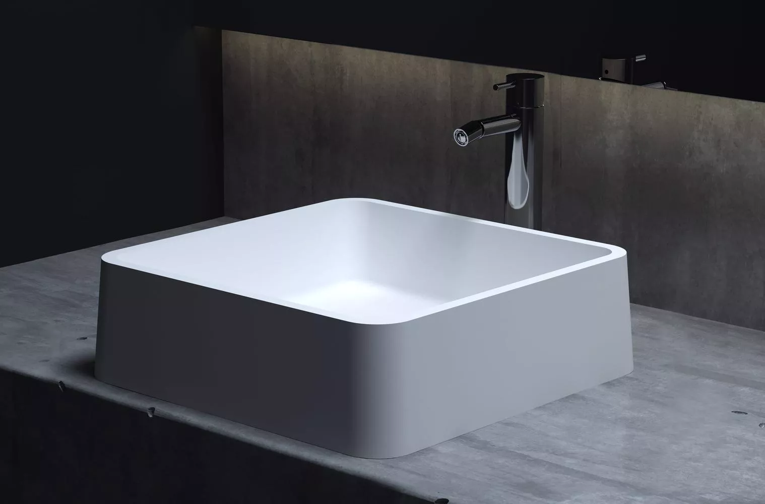 

Раковина Salini Gloria 1102202M S-Stone, матовый