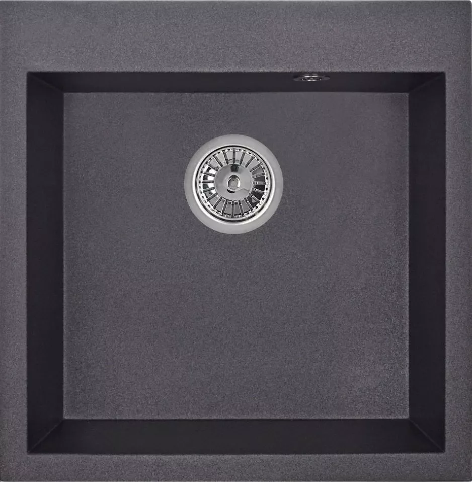 

Мойка кухонная Granula 51х52 черный матовый