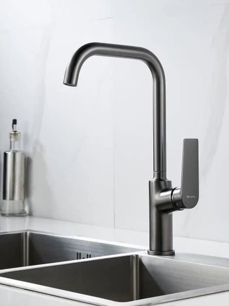 

Cмеситель для кухни Кnotlor KN-61/GM, вороненая сталь