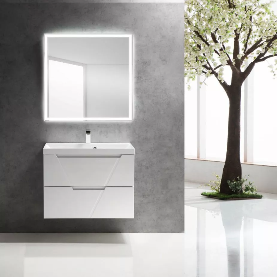 

Мебель для ванной BelBagno Vittoria 80 bianco lucido