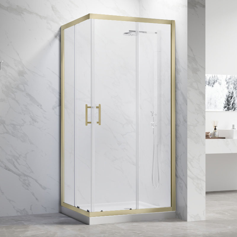 

Душевой уголок Veconi Rovigo RV-27G 120х90 см, профиль брашированное золото, стекло прозрачное