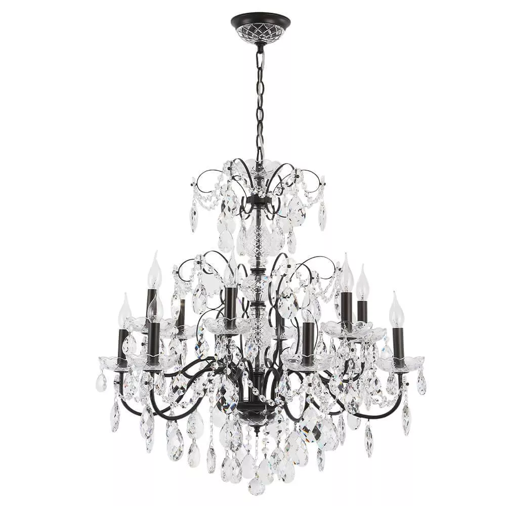

Подвесная люстра Crystal Lux Odelis SP12 Brown