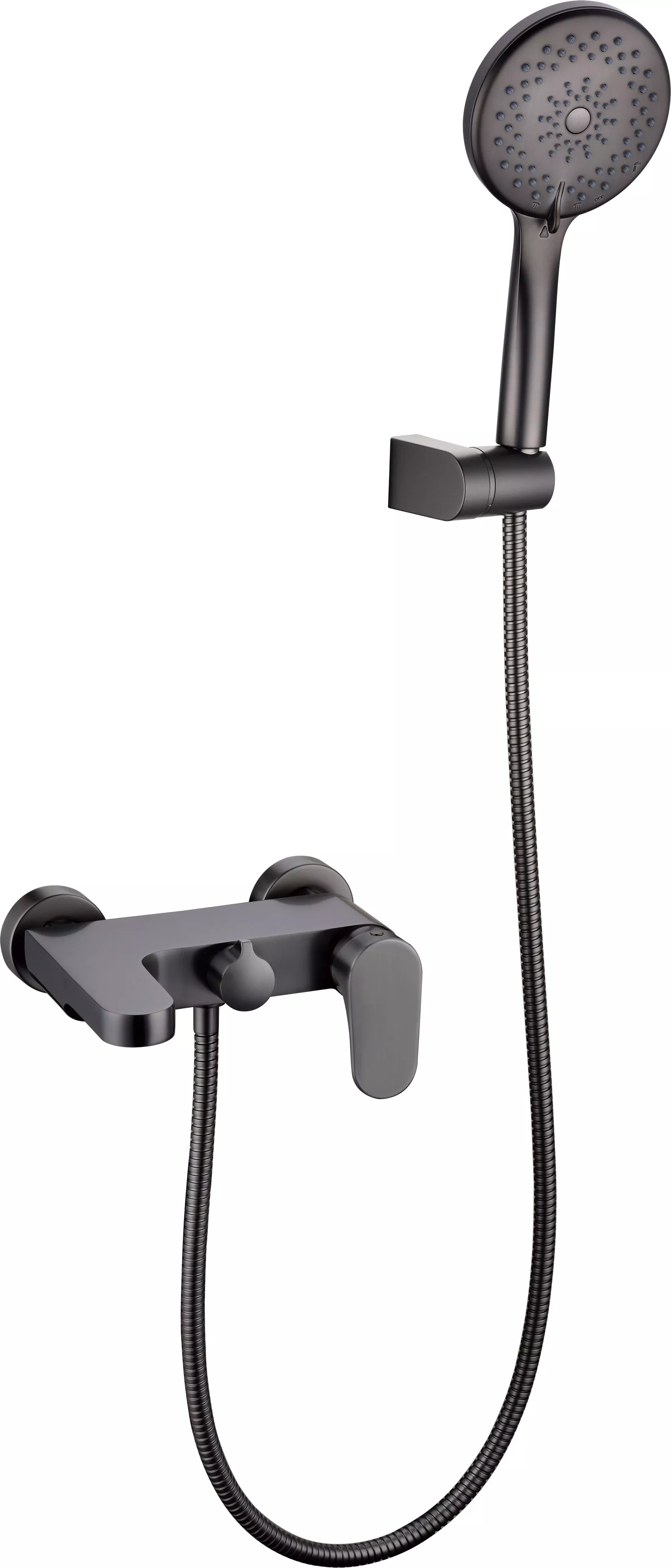 

Смеситель для ванны с душем Boheme Spectre gunmetal