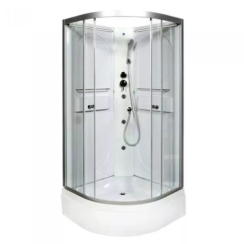 

Душевая кабина Deto L 100х100 хром (L510NLED)