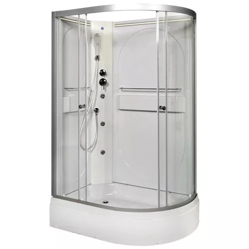 

Душевая кабина Deto L 120х80 с гидромассажем, хром (L520LNLED+GM)