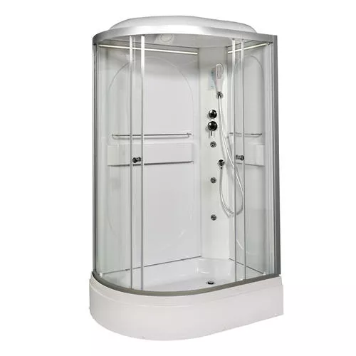 

Душевая кабина Deto L 120х80 с подсветкой, хром (L520RLED)