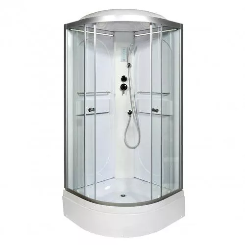 

Душевая кабина Deto L 80х80 с подсветкой, хром (L580LED)