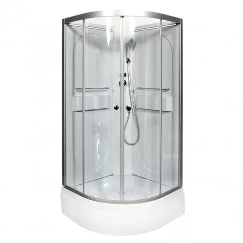 

Душевая кабина Deto L 80х80 с подсветкой, хром (L580NLED)
