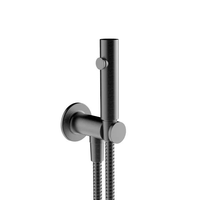 

GESSI INCISO Гигиенический душ на 1/2", цвет: brushed black metal pvd