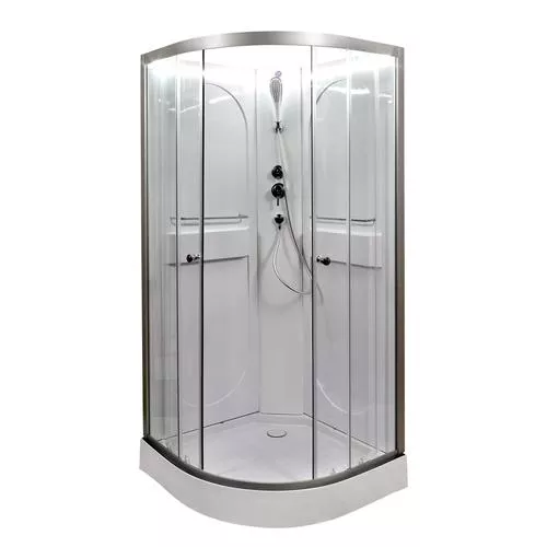 

Душевая кабина Deto L 100х100 с подсветкой, хром (L601NLED)