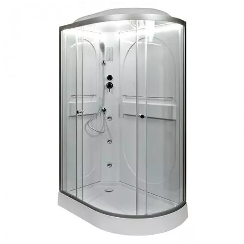 

Душевая кабина Deto L 120х80 с гидромассажем, хром (L602LLED+GM)