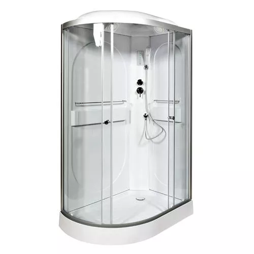 

Душевая кабина Deto L 120х80 с электрикой, хром (L602REL)