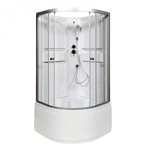 

Душевая кабина Deto L 100х100 хром (L610NLED)