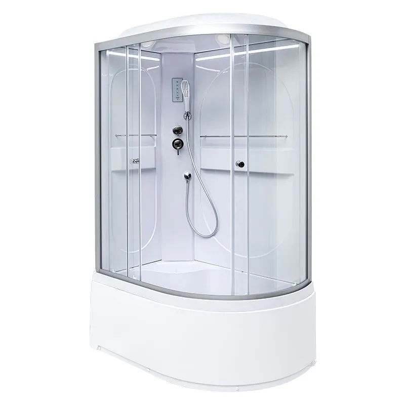 

Душевая кабина Deto L 120х80 с подсветкой, хром (L620LLED)