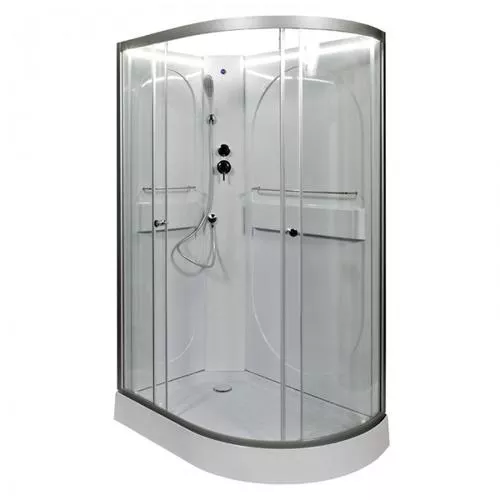 

Душевая кабина Deto L 120х80 хром (L620LNLED)