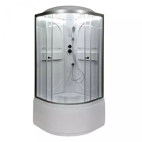 

Душевая кабина Deto L 80х80 хром (L680LED)
