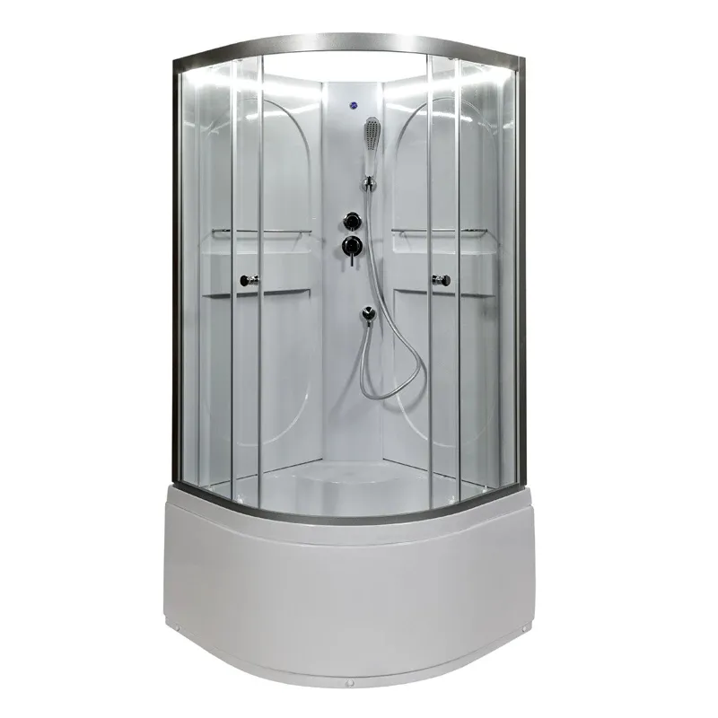 

Душевая кабина Deto L 90х90 хром (L690NLED)