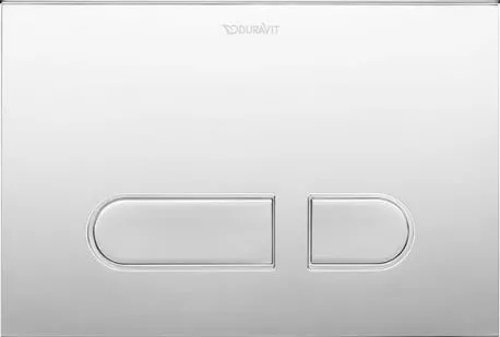 

Кнопка смыва Duravit DuraSystem WD5001021000 глянцевый хром