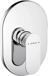 

Встраиваемый смеситель 1-функц. Bravat Gina (PB865104CP-ENG)