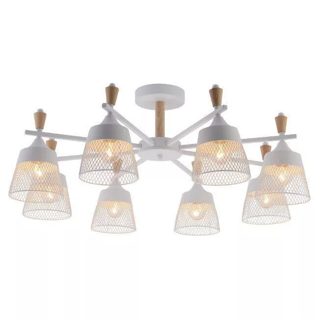 

Потолочная люстра Seven Fires Olban SF3389/8C-WT-WD