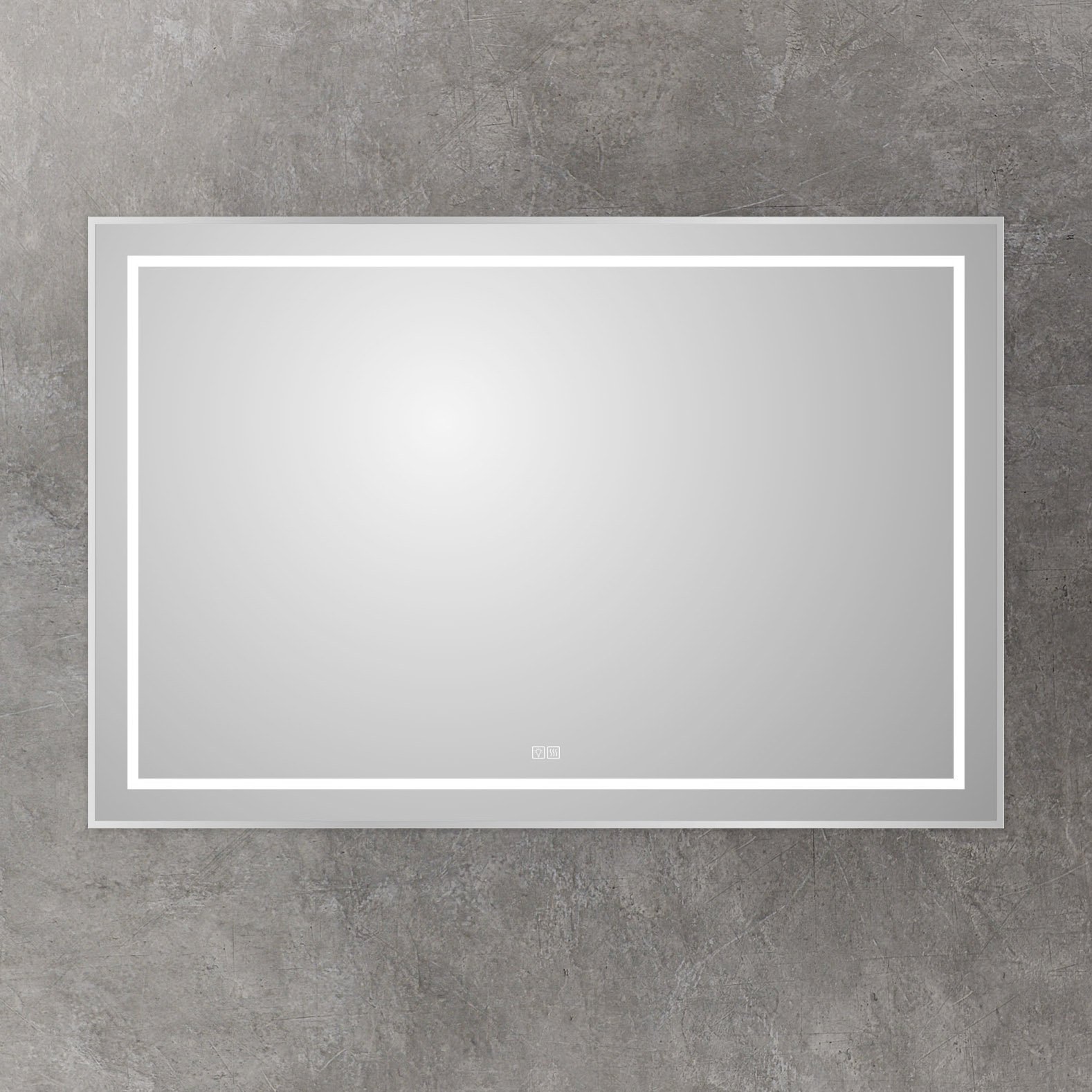 

Зеркало BelBagno Kraft 80x120 с подсветкой, с подогревом, сатин