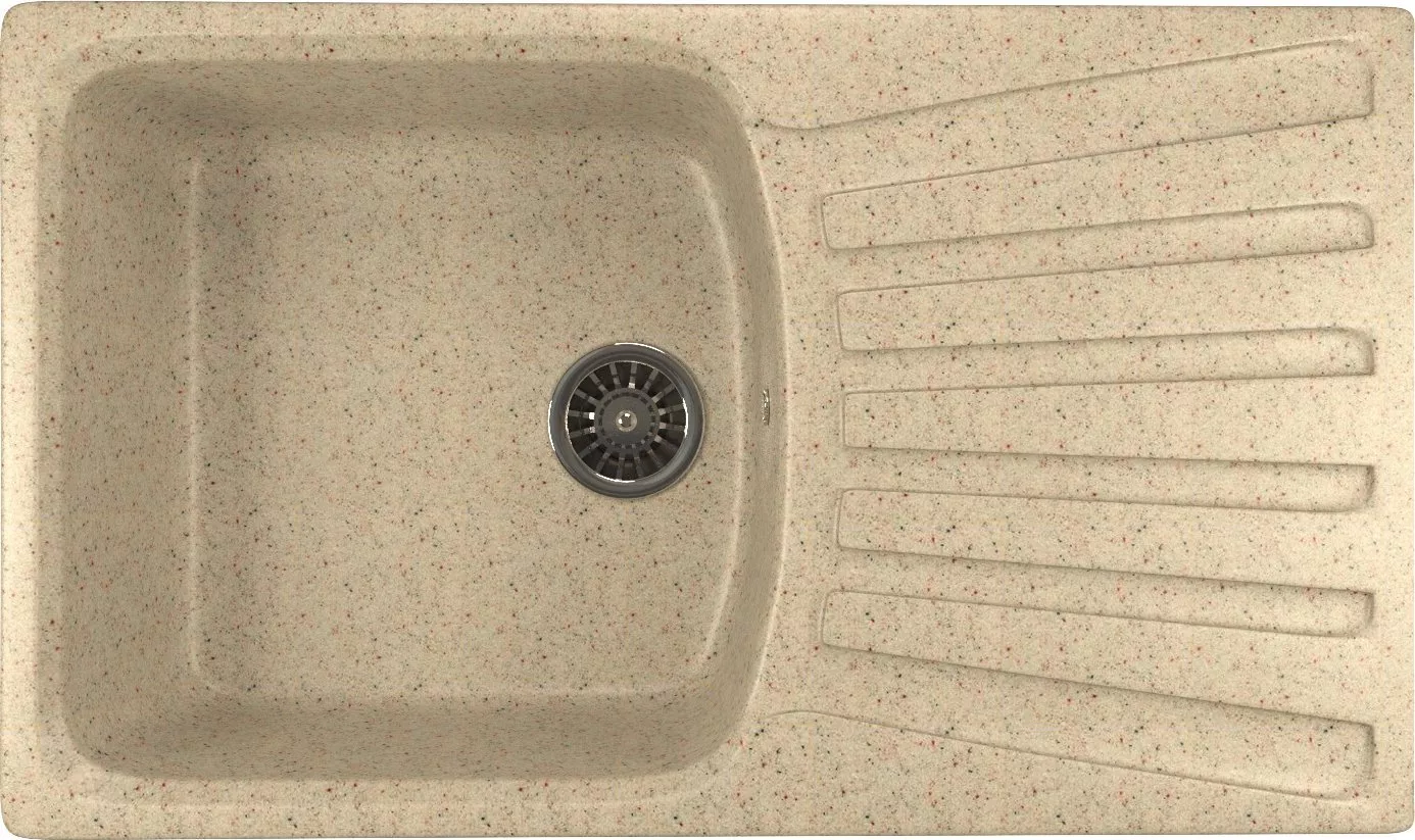 

Мойка из искусственного мрамора MIXLINE ML-GM20 48x83 (525161), Бежевый;светло-розовая