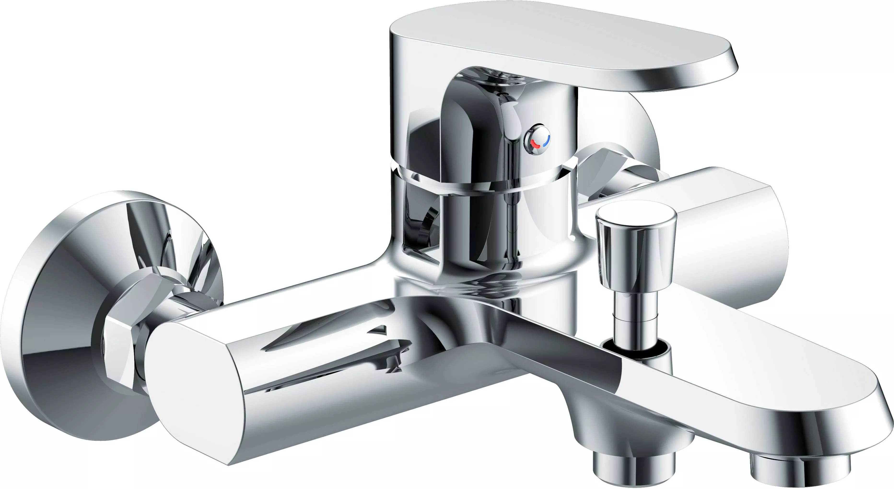 Смеситель для ванны с душем Bravat Pure F6105161C-01 хром 12390₽