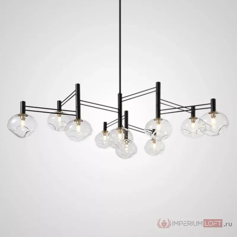 

Люстра на штанге ImperiumLoft Temper L10 Black 229048-26