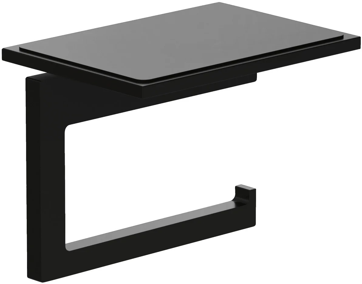 Держатель для туалетной бумаги Kludi Vela C 3197139 настенный матовый черный 7513₽