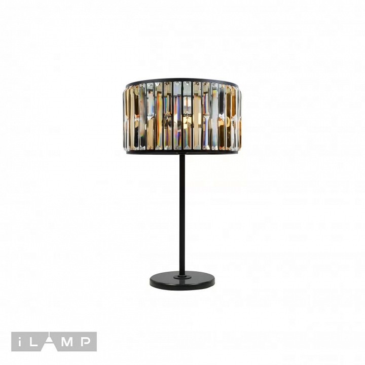 Настольная лампа декоративная iLamp Royal 10390-3T BK - фото 1