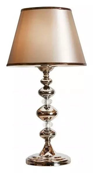 

Настольная лампа декоративная iLamp Brooklyn T2401-1 Nickel