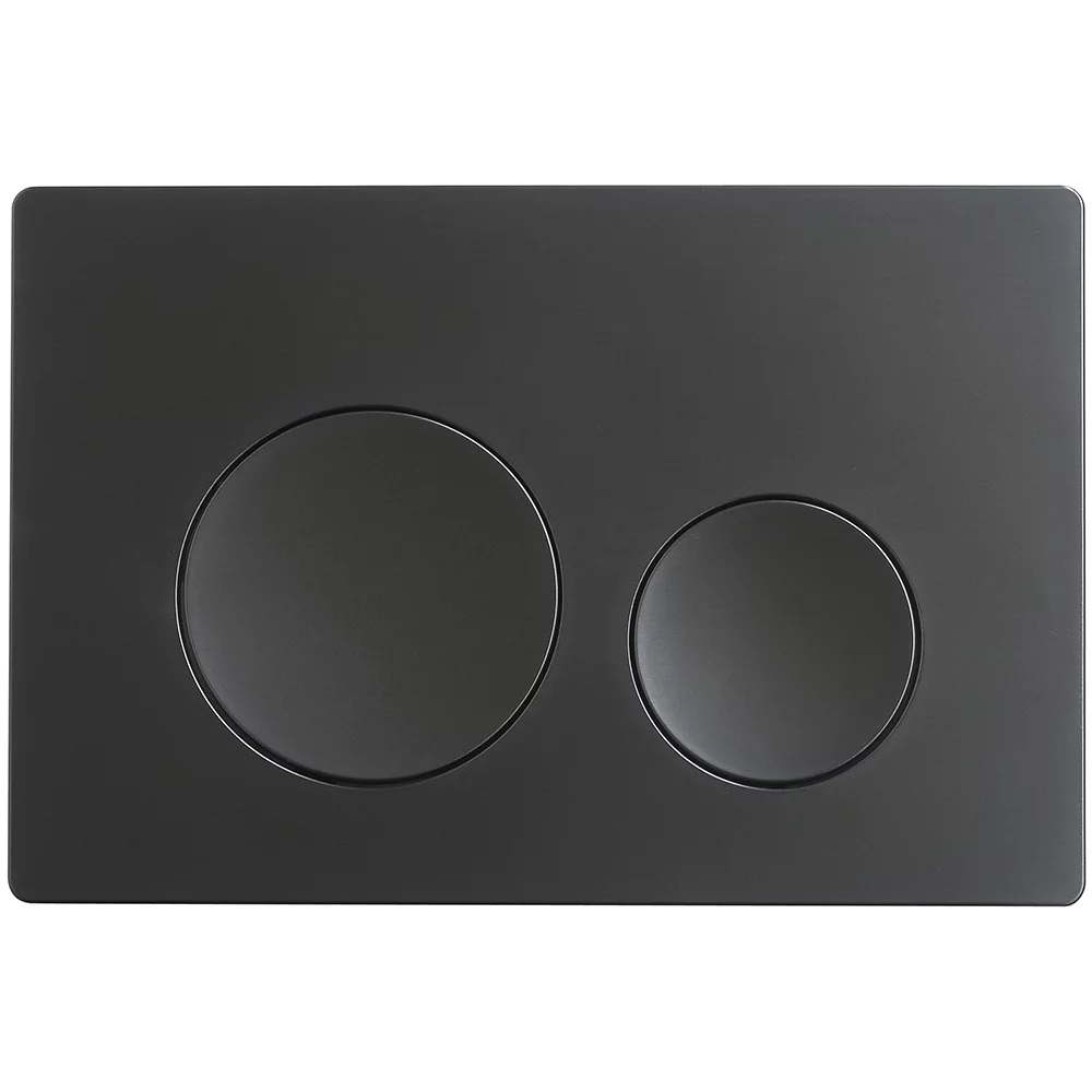

Кнопка смыва для унитаза Veconi Flush V2 пластик, цвет матовый черный