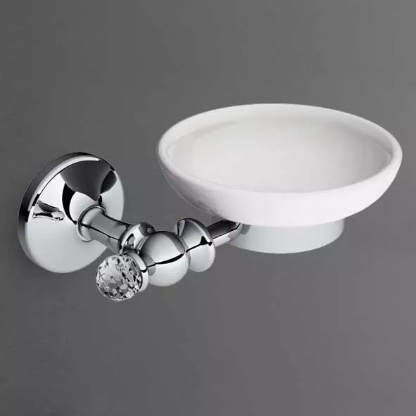 

Мыльница Art&max ANTIC CRYSTAL (AM-E-2699ASJ-Cr), Белый;хром