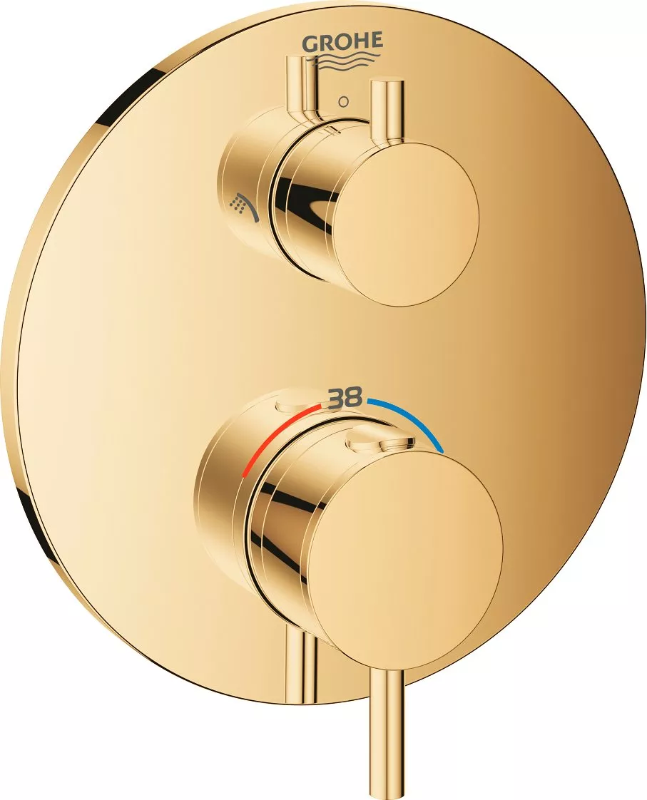 

Термостат Grohe Atrio 24135GL3 для душа, холодный рассвет, Золото