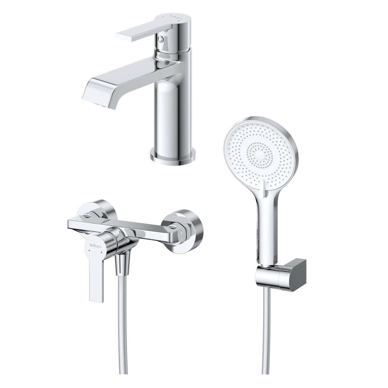 

Комплект для ванной BelBagno Aurora ESDM/LVM хром