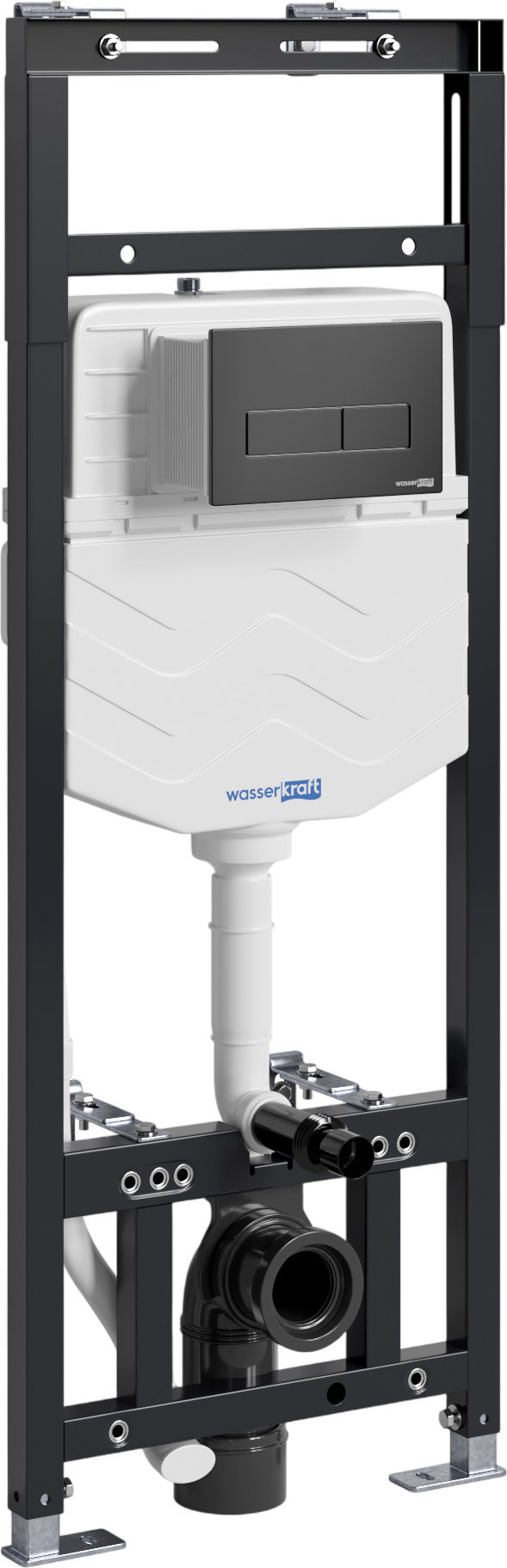 

Система инсталляции для унитазов Wasserkraft Alme 15TLT.010.ME.MB03 с кнопкой смыва матовой черной