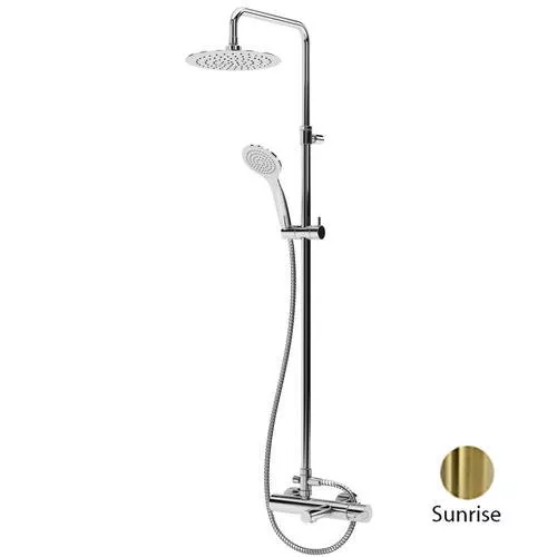 

Душевая стойка Cezares Leaf бронза(LEAF-CVDA-30-SR)