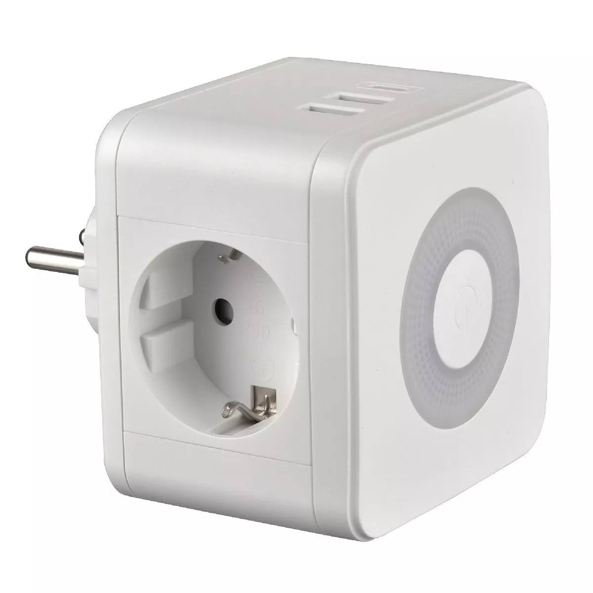 

Разветвитель сетевой с выключателем Uniel S-GES2-16SBUC WHITE UL-00011245