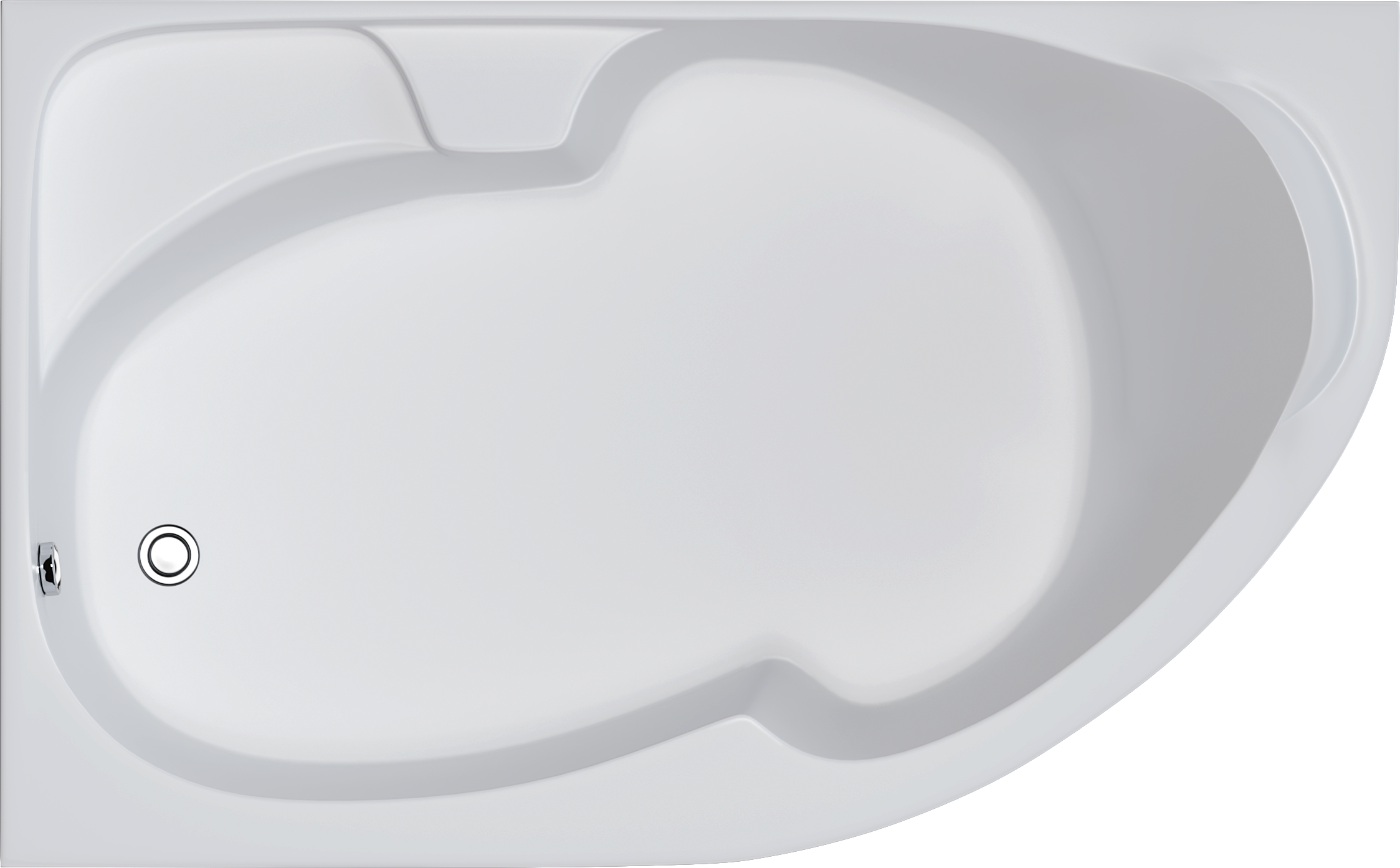 

Акриловая ванна 1MarKa Diana 01ди1590л L без опоры 150x90 см, угловая, левая, пристенная, белая, асимметричная