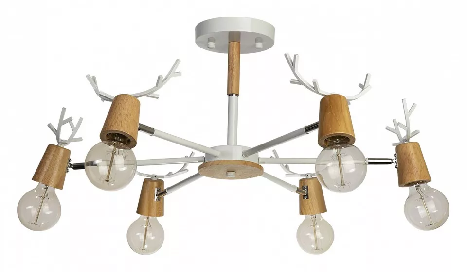 

Люстра на штанге Loft it Sven 10024/6 White