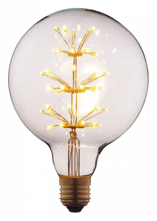 

Лампа светодиодная филаментная E27 3W прозрачная G12547LED