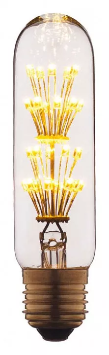 Лампа светодиодная филаментная E27 2W прозрачная T1030LED