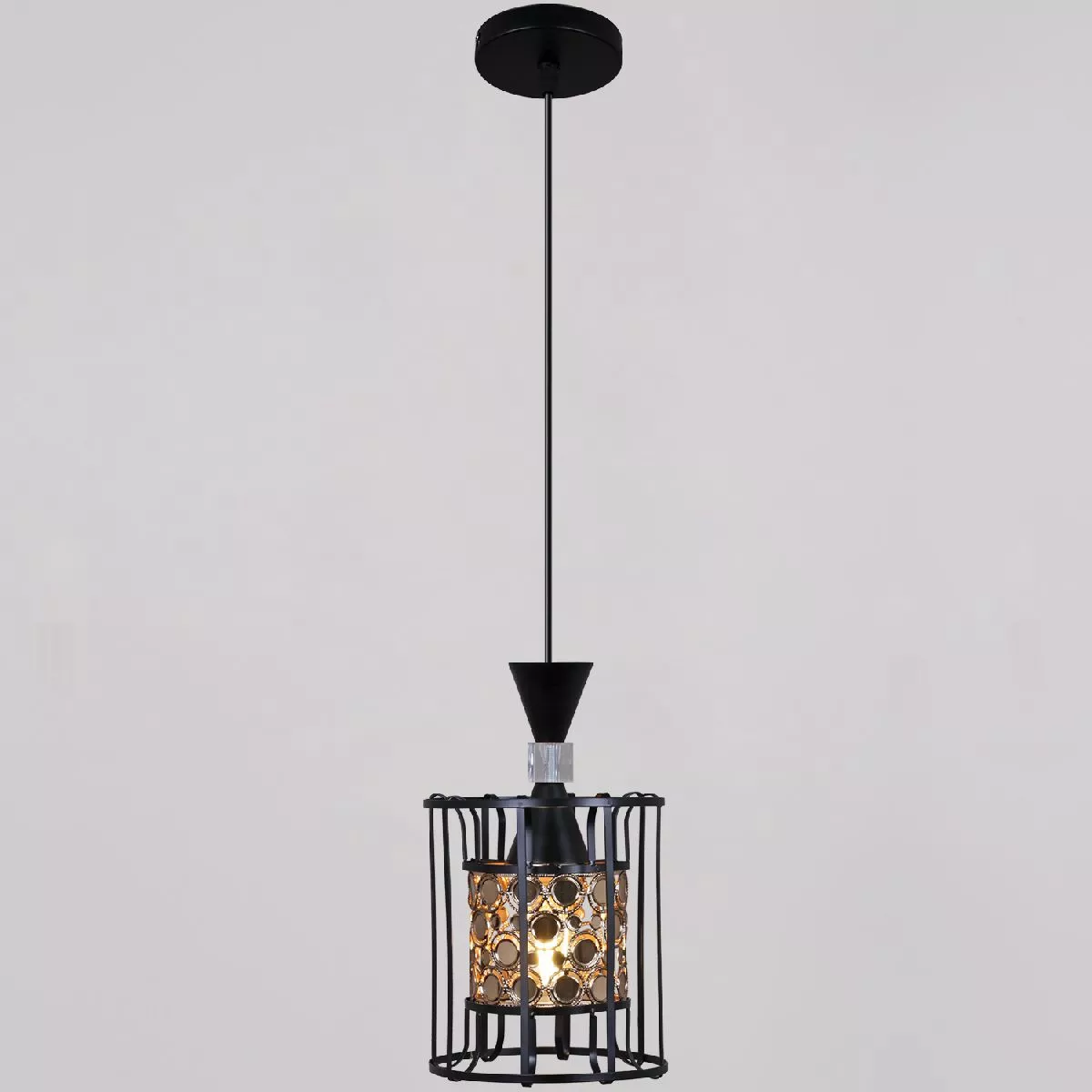 

Подвесной светильник Reluce 05402-0.9-01 BK+GD
